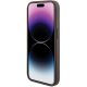 6. Etui Guess Grip Stand 4G Triangle Strass na iPhone 15 Pro - brązowe