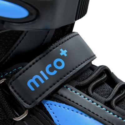 6. Łyżworolki Mico Volt Blue czarno-niebieskie PW-126B-9