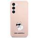 3. Etui Karl Lagerfeld Silicone Choupette na Samsung Galaxy S23+ - różowe