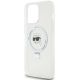 6. Etui Karl Lagerfeld Ring Stand Karl Head MagSafe do iPhone 15 Pro Max - białe