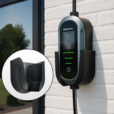 11. Qoltec Mobilna ładowarka do samochodu elektrycznego EV i hybryd z regulacją 2w1 Typ2 | 11kW | 400V | CEE 16A | Wi-fi | TUYA | SMART LIFE | LCD | Przenośna | Wallbox | 5m