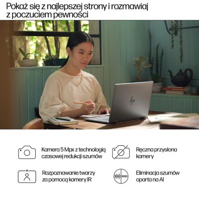 39. HP Envy x360 14-fa0016nw Ryzen 7 8840HS 14"WUXGA Touch 300nits 16GB LPDDR5-6400 SSD512 Radeon 780M Cam 5 Mpx IR 59Wh Win11 Meteor Silver Aluminum 2Y