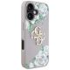 4. Etui Guess Grained Roses Big 4G logo na iPhone 16 - fioletowe