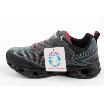 3. Skechers buty sportowe dziecięce Veltrox 2.0 LED dla chłopca na rzep