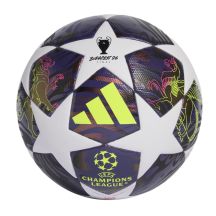 Piłka nożna adidas UCL 25/26 Final League J350 fioletowo-biała JX9098