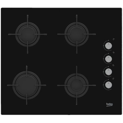 Płyta gazowa Beko HILG64120S (4 pola grzejne; kolor czarny)