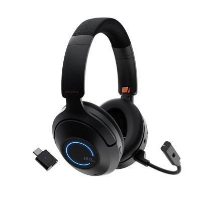 2. Creative Labs Zen Hybrid Pro Classic Zestaw słuchawkowy Bezprzewodowy Opaska na głowę Gaming USB Type-C Bluetooth Czarny