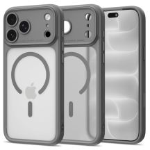 Etui Tech-Protect MagPeak MagSafe CC na iPhone 18 Pro / 17 Pro - szare matowe