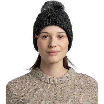 3. Buff Knitted Fleece Caryn Beanie 13674390110 Czarne One size