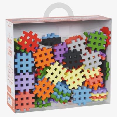 5. Klocki konstrukcyjne Marioinex Mini Waffle Zestaw 1, 140 elementów