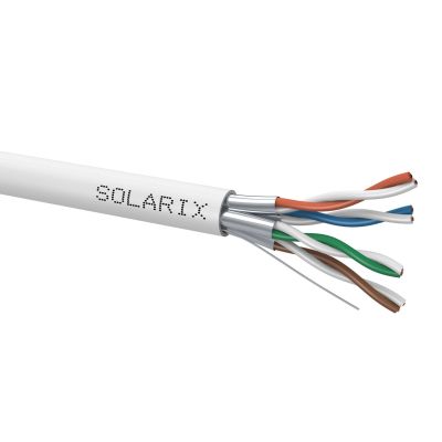 KABEL SKRĘTKA SOLARIX CAT.6A F/FTP LSOH Dca-s2,d2,a1 szpula 500m