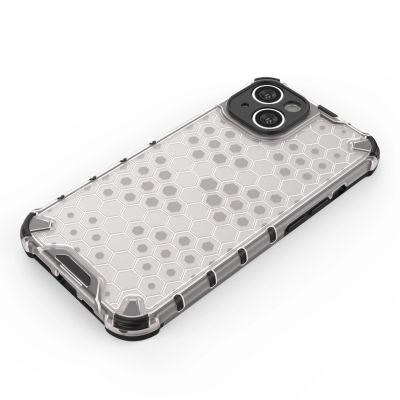 4. Honeycomb etui iPhone 14 pancerny hybrydowy pokrowiec czarne