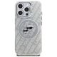 3. Etui Karl Lagerfeld IML Glitter Karl & Choupette Heads Logo MagSafe na iPhone 16 Pro - szare