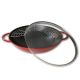 Wok żeliwny z pokrywką Staub - Czerwony, 37 cm