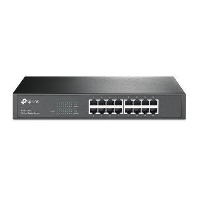 TP-Link TL-SG1016D(UN) przełącznik sieciowy Nie zarządzany L2 Gigabit Ethernet (10/100/1000) Czarny