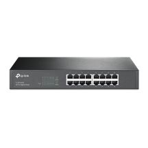 TP-Link TL-SG1016D(UN) przełącznik sieciowy Nie zarządzany L2 Gigabit Ethernet (10/100/1000) Czarny