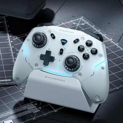 2. Kontroler do gier Machenike G5Pro Max bezprzewodowy ze stacją ładującą - biały