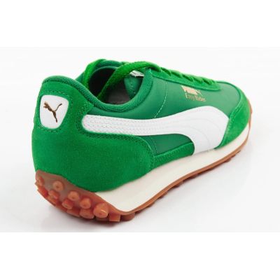 6. Puma buty sportowe dziecięce Easy Rider Vintage zamszowe zielone modne