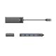 2. Hub USB-C Orico PAPW4A-C3 stacja dokująca 4x USB-A 3.0 - czarny