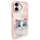 2. Etui Nimmy Big Eyed Pet 2.0 Cat na iPhone 16 - różowe