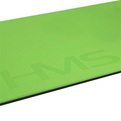3. Mata fitness klubowa z otworami HMS Premium MFK03 Green-Black