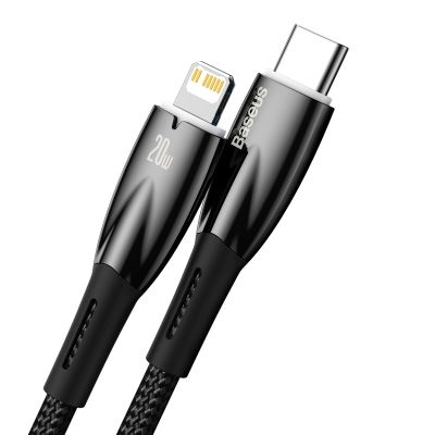 2. Kabel Baseus CADH000101 Lightning - USB-C PD 20W 480Mb/s 2m - czarny