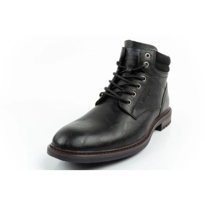 12. Wrangler George  buty męskie sztyblety trzewiki eleganckie modne czarne