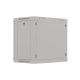 9. Szafa instalacyjna rack wisząca 19" 9U 540x350 szara drzwi przeszklone LANBERG (FLAT PACK)