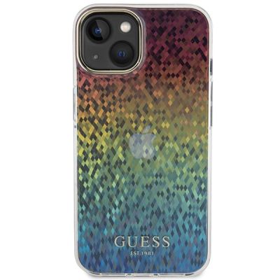 3. Etui Guess IML Faceted Mirror Disco Iridescent na iPhone 15 - wielokolorowe