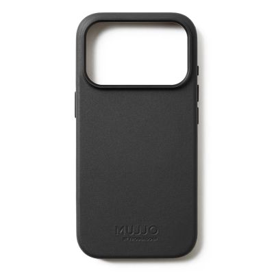 5. Mujjo Leather Case - etui skórzane do iPhone 17 Pro kompatybilne z MagSafe (black)