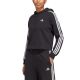 10. Bluza adidas Essentials 3-Stripes French Terry Crop Hoodie W IC8767