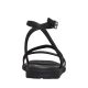 3. Sandały damskie Crocs Miami Ankle Strap czarne 212256 001