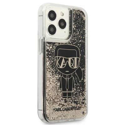 4. Etui Karl Lagerfeld Liquid Glitter Gatsby na iPhone 13 Pro Max - czarne