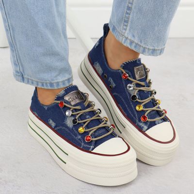 4. Trampki Goe jeansowe W RR2N4103 INT2100