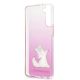 7. Etui Karl Lagerfeld Choupette Fun na Samsung Galaxy S21+ - różowe