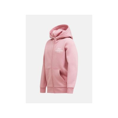 3. Bluza juniorska PEAK PERFORMANCE Jr Original Small Logo Hood kolor różowy