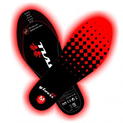 3. Wkład ogrzewane do butów Glovii GW2M (35, 36, 37, 38, 39, 40; kolor czarno-czerwony)