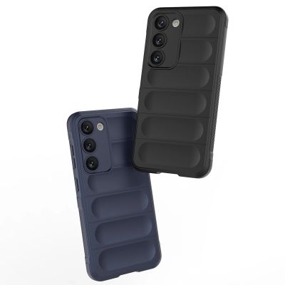 14. Magic Shield Case etui do Samsung Galaxy S23+ elastyczny pancerny pokrowiec niebieskie