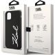 8. Etui Karl Lagerfeld Silicone Signature na iPhone 11 / Xr - czarne