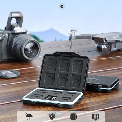 6. Etui na karty pamięci Black 2.5" SSD, 2.5" HDD, M.2 SSD, SD Card, Micro SD Card, CompactFlash Card, Card Readers