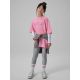 6. T-shirt loose z nadrukiem dziewczęcy 4F 4FJRSS26TTSHF3453-56S
