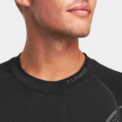 42. Bielizna termoaktywna Alpinus Active Base Layer Set czarno-szara M GT43257