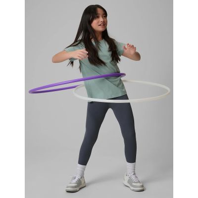 6. T-shirt regular gładki dziewczęcy 4F 4FJRSS26TTSHF3554-12S