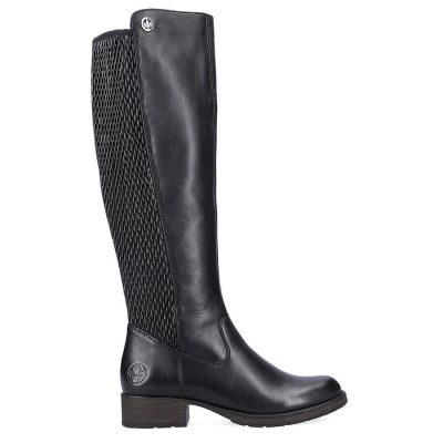 37. Kozaki skórzane Rieker W Z9591-00 czarne 