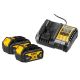 2. DEWALT.ŁADOWARKA DCB1104 +2x4,0Ah DCB1104M2