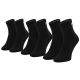 Skechers 3PPK Unisex Mesh Ventilation Quarter Socks SK42017-9999 Czarne 35-38