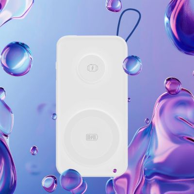 2. Powerbank 3mk PastelUp 10,000mAh 22.5W USB 1A1C - biały