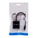 4. Adapter Lanberg AD-0006-BK (Mini DisplayPort M - D-Sub (VGA) F; 0,20m; kolor czarny)