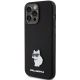 2. Etui Karl Lagerfeld Silicone Choupette Metal Pin na iPhone 15 Pro Max - czarne