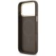 7. Etui Guess 4G Stripe MagSafe na iPhone 17 Pro Max - brązowe